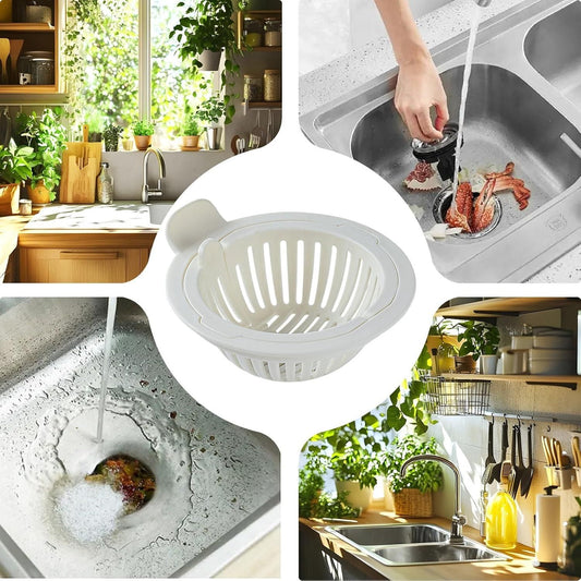 Kitchen Sink Stopper | Anti-Clog Food Catcher & Basket Strainer (Pack of 2)