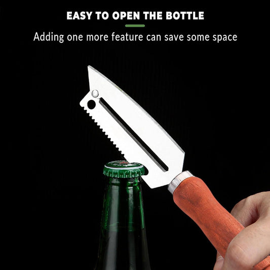 3-in-1 Stainless Steel Peeling Knife | Fruit & Vegetable Peeler with Bottle Opener