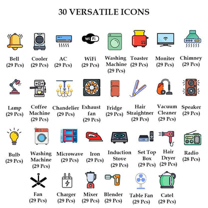 3D Premium Switch Stickers