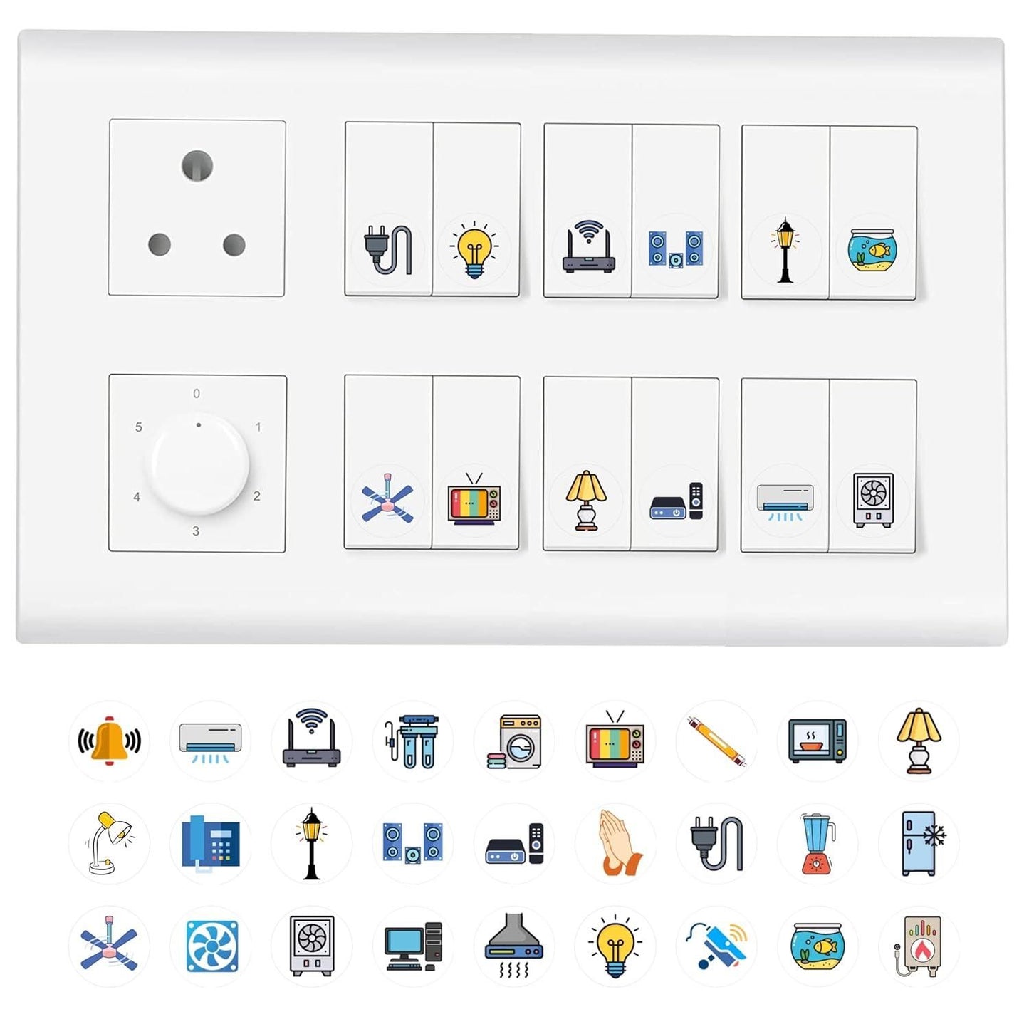 3D Premium Switch Stickers