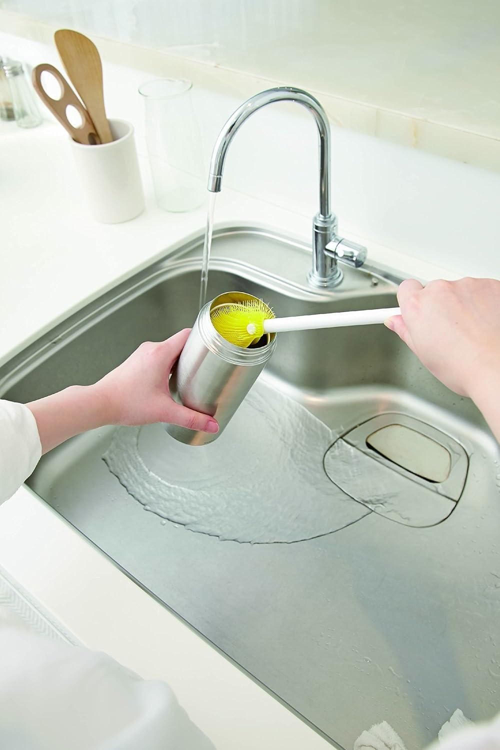 Bottle Washing Brush | Long Handle Cleaning Brush for Bottles & Glassware