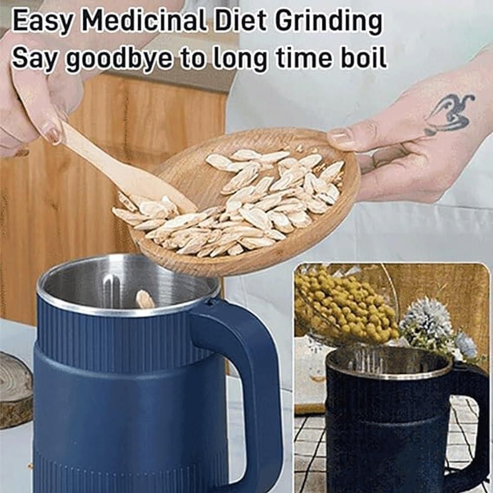 Stainless Steel Manual Grinder for Herbs, Spices, Nuts & Coffee | Home Kitchen Grinder
