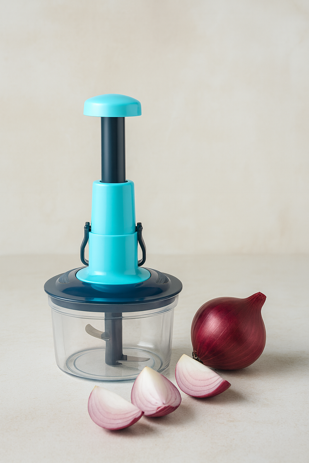 Manual Fruit & Vegetable Chopper | Stainless Steel Kitchen Food Cutter