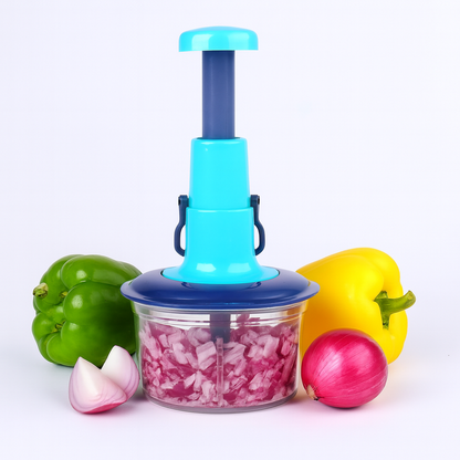 Manual Fruit & Vegetable Chopper | Stainless Steel Kitchen Food Cutter