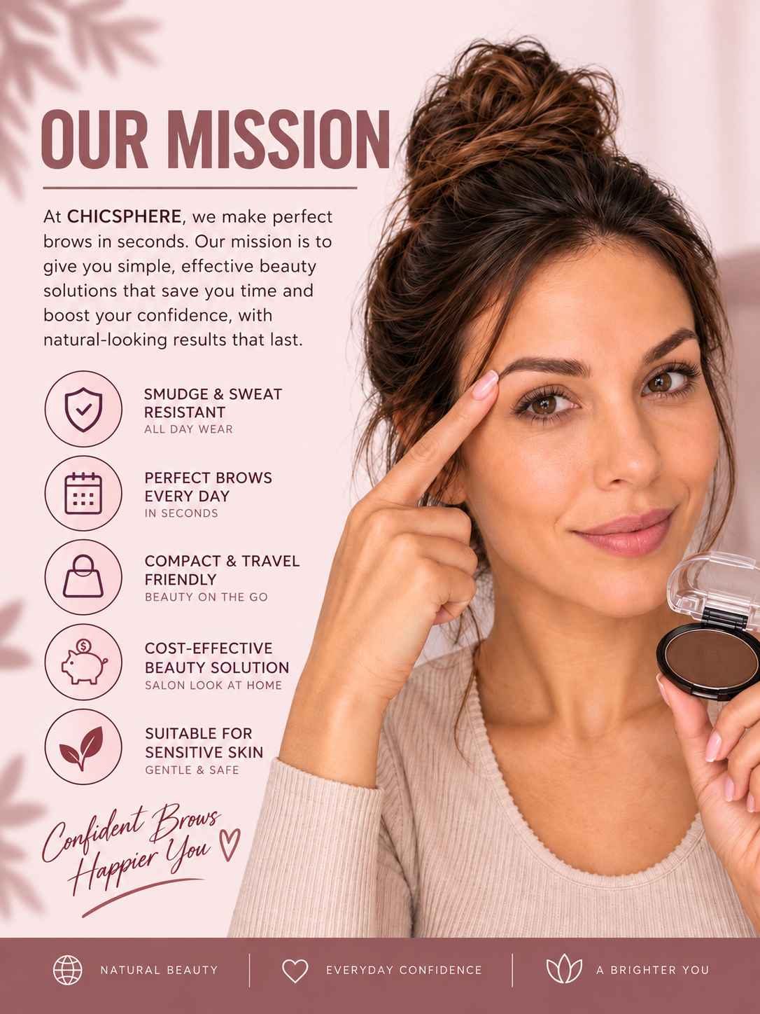Waterproof Eyebrow Stamp & Stencil Kit