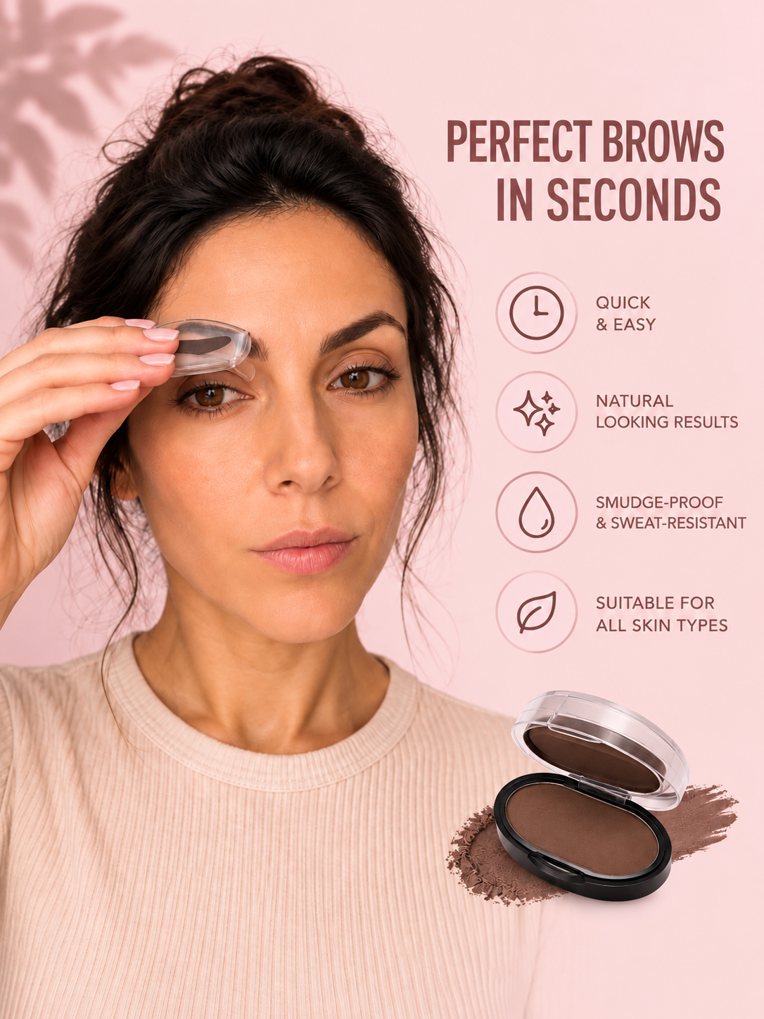 Waterproof Eyebrow Stamp & Stencil Kit